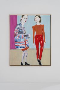 Two Models by Xevi Solá contemporary artwork painting