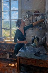 Kitchen Domaine D' Audabiac by Aldo Balding contemporary artwork painting