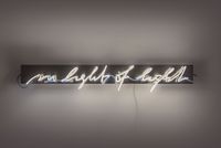 In light of light by Brigitte Kowanz contemporary artwork sculpture