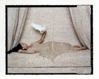 Les Femmes du Maroc: La Sultan by Lalla Essaydi contemporary artwork photography