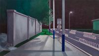 Street at Night by Gao Yuan contemporary artwork painting