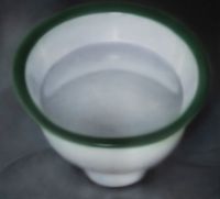 Enamel Bowl with Green Edge by Zhang Yangbiao contemporary artwork painting