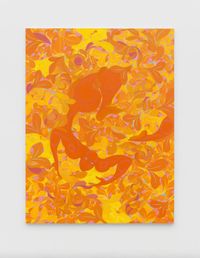 Lateral Dive Orange by Tunji Adeniyi-Jones contemporary artwork painting