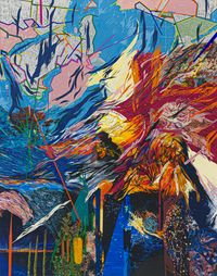 Birth of the Phoenix by Adena Mirzakhanian contemporary artwork painting