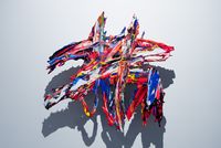 THE UNDERGROUND SPIRITUAL BLUE NO. 2 by Meguru Yamaguchi contemporary artwork painting, works on paper, sculpture