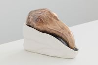 Eagle by Grace Schwindt contemporary artwork sculpture, ceramics