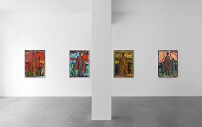 Exhibition view: Josh Smith, Finding Emo, Xavier Hufkens, 6 rue St-Georges, Brussels (7 June–13 July 2019). Courtesy the Artist and Xavier Hufkens, Brussels. Photo: Allard Bovenberg, Amsterdam.