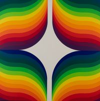 Ondes 159 by Julio Le Parc contemporary artwork painting