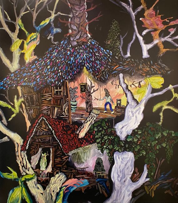 Tree House II by Yuichi Hirako contemporary artwork