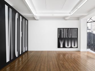 Exhibition view:  Barbara Kruger, Sprüth Magers, London (12 April–18 May 2024). Courtesy Sprüth Magers. Photo: Ben Westoby.