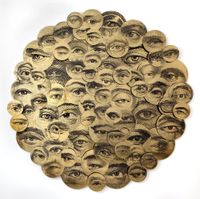 Reflections in a Golden Eye III by Carlos Aires contemporary artwork sculpture, print, mixed media