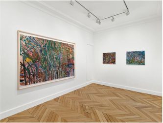 Exhibition view: Alia Ahmad, Terhal Gheim / ترحال غيم(The voyage of clouds), White Cube, Paris (6 March–18 May 2024). Courtesy White Cube.