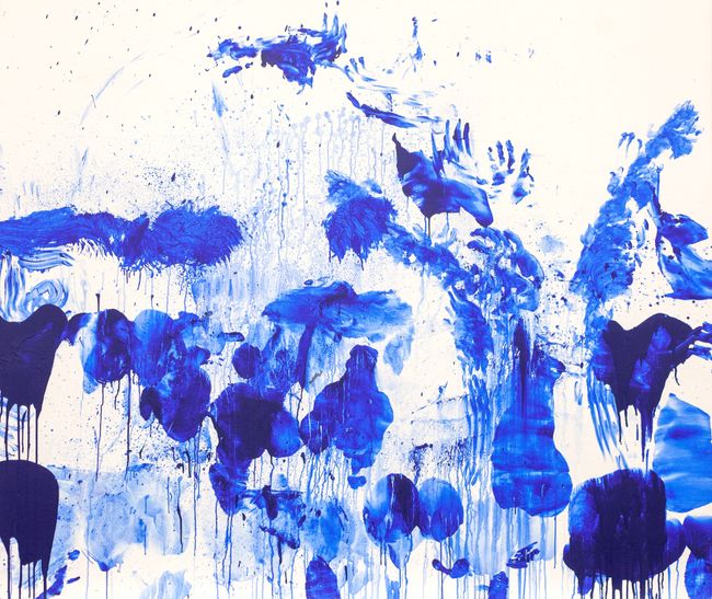 Double Fly Klein Blue 10 by Double Fly Art Center contemporary artwork