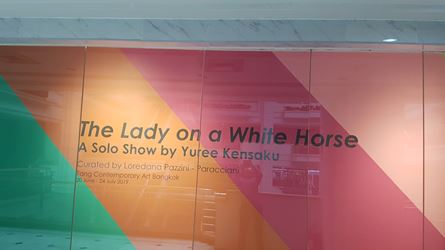 Exhibition view: Yuree Kensaku, The Lady on a White Horse, Tang Contemporary Art, Bangkok (20 June –24 July 2019). Courtesy the artist and Tang Contemporary Art.