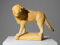 Lion by Linda Marrinon contemporary artwork sculpture