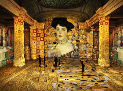 Hall des Lumières, New York’s Art Projection Palace, Opens with Klimt Show