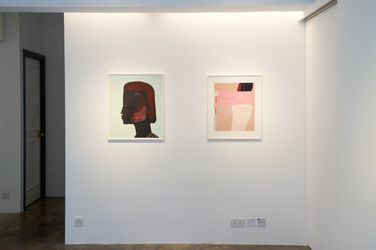 Exhibition view: Tomoo Gokita & Sanya Kantarovsky, HANGA, SHOP Taka Ishii Gallery (7 May–19 June 2022). Courtesy SHOP Taka Ishii Gallery. Photo: Anthony Kar-Long Fan.