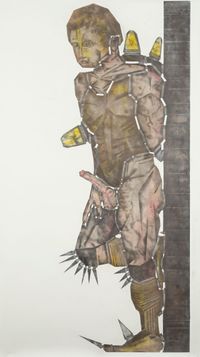 we had crossed each other's way II (Sebastian) by Andreas Werner contemporary artwork works on paper, drawing