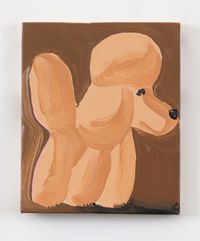 Patient Poodle by David Surman contemporary artwork painting