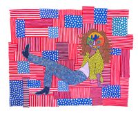 American Woman by Jody Paulsen contemporary artwork textile