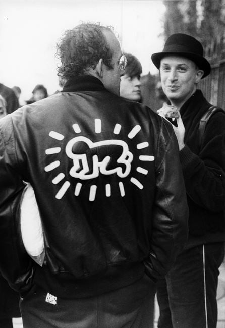 Keith Haring by Bill Cunningham contemporary artwork