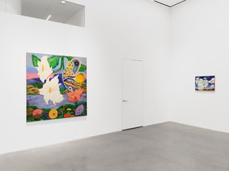 Exhibition view: Daniel Ginson, Big Sky, Almine Rech, Tribecca, New York (19 January–2 March 2024). Courtesy Almine Rech. Photo: Thomas Barratt.