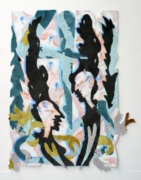 4 by Bea Bonafini contemporary artwork mixed media, textile