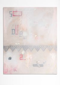 SO DUB (#2 peach) by Sarah crowEST contemporary artwork painting