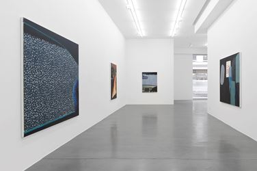 Exhibition view: Dexter Dalwood, WHAT IS REALLY HAPPENING, Simon Lee Gallery, London (1–31 March 2019). Courtesy Simon Lee Gallery