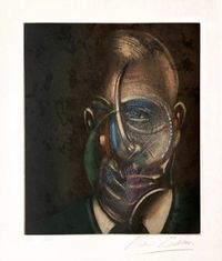 Portrait de Michel Leiris by Francis Bacon contemporary artwork painting, print