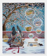 Allegory of Memories through Monozukuri by Raqib Shaw contemporary artwork painting