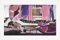 The Couch Must Match the Curtains by Katharien De Villers contemporary artwork works on paper