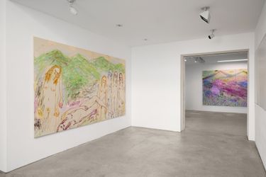 Exhibition view: Kim Booker, no-man's-land, JARILAGER Gallery, Cologne (18 February–2 April 2023). Courtesy JARILAGER Gallery.