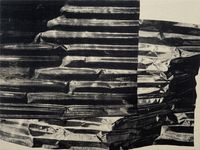 Untitled (Structures) by Luis Antonio Santos contemporary artwork painting, works on paper