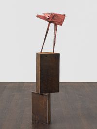 untitled: foldedpointer; 2020 lockdown 10 by Phyllida Barlow contemporary artwork sculpture