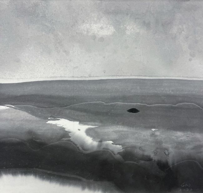 The Sea / La Mer by Gao Xingjian contemporary artwork