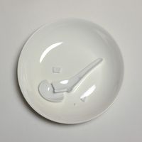Election, “Eat the Spoon too, Dish 7 by Chow Chun Fai contemporary artwork sculpture