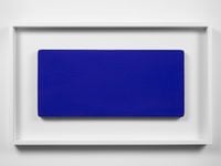 Monochrome bleu sans titre (IKB 231) by Yves Klein contemporary artwork mixed media