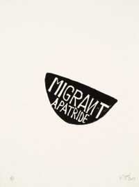 Migrant Apatride by Barthélémy Toguo contemporary artwork print