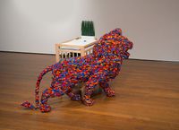 Bedroom 3, Baby’s Room – Lion by Claire Healy and Sean Cordeiro contemporary artwork sculpture