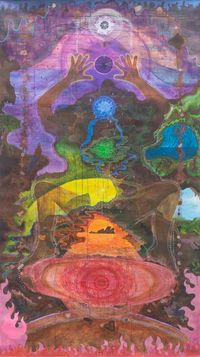 earthbody/dream portal by Catalina Africa contemporary artwork painting, works on paper, drawing