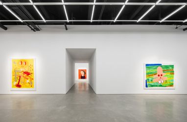 Exhibition view: André Butzer, The Page Gallery, Seoul (9 November–30 December 2023). Courtesy The Page Gallery.