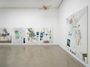 Contemporary art exhibition, Jiwon Kim, canvas fly at PKM Gallery, Seoul, South Korea