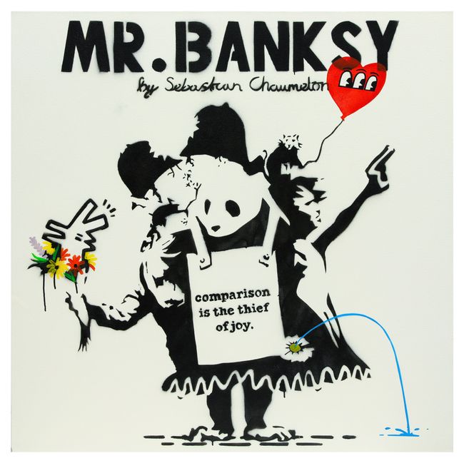 Mr Banksy by Sebastian Chaumeton contemporary artwork