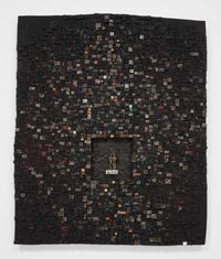 The Mingo Altarpiece: For George Mingo 14 September 1950 – 6 December 1996 by Jack Whitten contemporary artwork painting