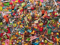 Plastic Toys by Liu Bolin contemporary artwork photography