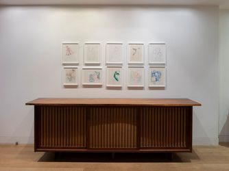 Exhibition view: Elizabeth Murray, Drawings (1974 – 2006), Gladstone Gallery, New York (30 April–12 June 2024). © The Murray-Holman Family Trust / Artists Rights Society (ARS), New York. Courtesy The Murray-Holman Family Trust and Gladstone Gallery. Photo: David Regen.