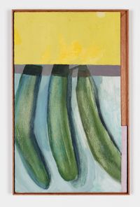 Help Yourself: tre zucchini by Peter Morrens contemporary artwork painting