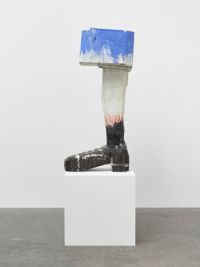 Römischer Gruß by Georg Baselitz contemporary artwork sculpture