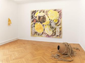 Exhibition View: Dan Lie, Remains Remembering, Barbara Wein, Berlin (25 April–9 August 2024). Courtesy Barbara Wein.